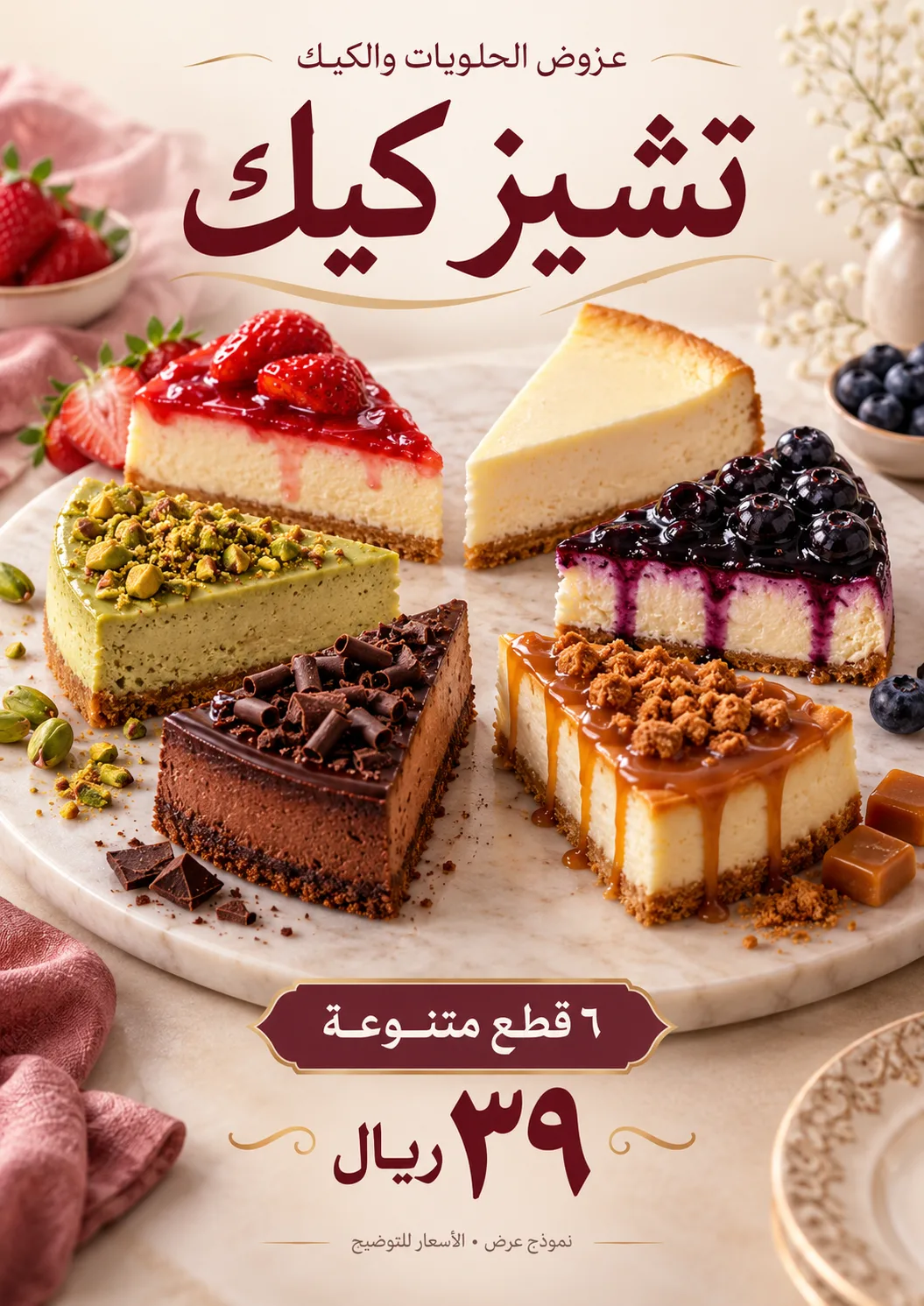 عروض الحلويات والكيك — الصورة 2