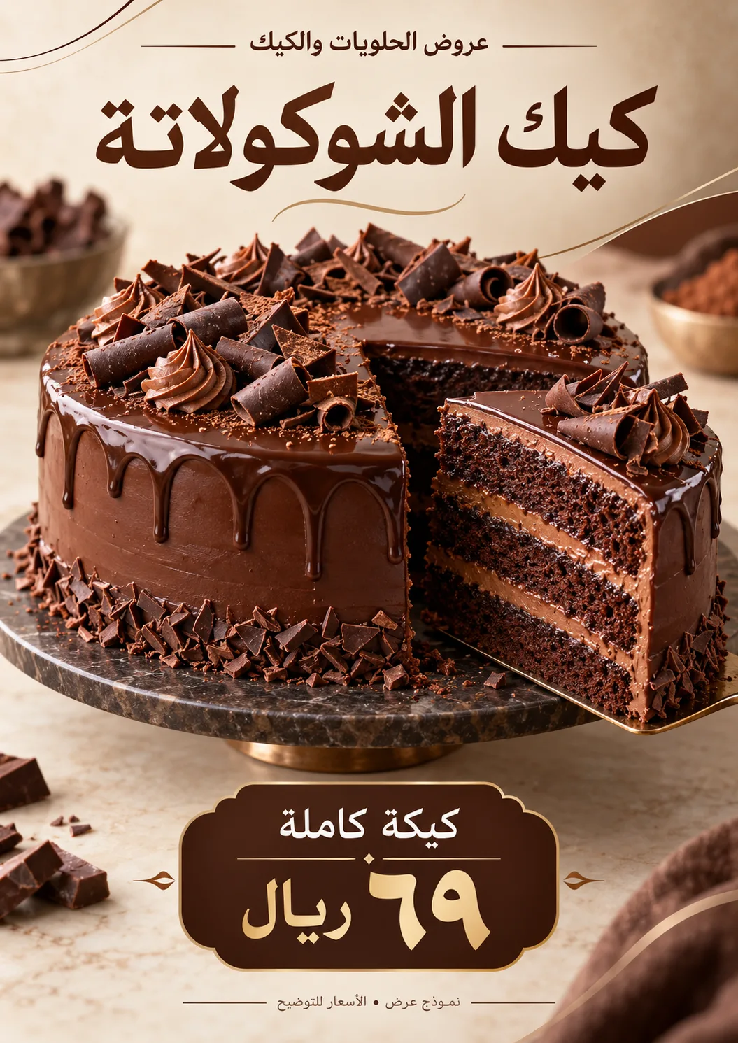 عروض الحلويات والكيك — الصورة 1